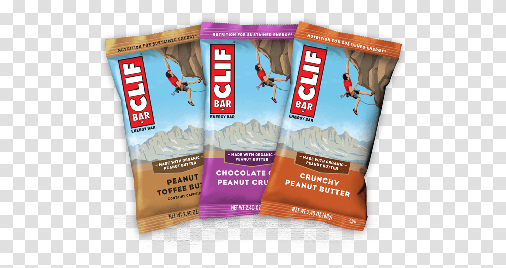 Clif Bar Peanut Lover S Variety Pack Packaging Sweet And Salty Clif Bars, Person, Food, Water Transparent Png