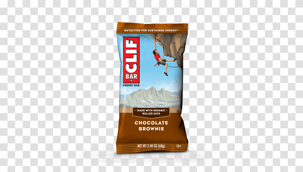 Clif Chocolate Brownie, Person, Food, Plant Transparent Png