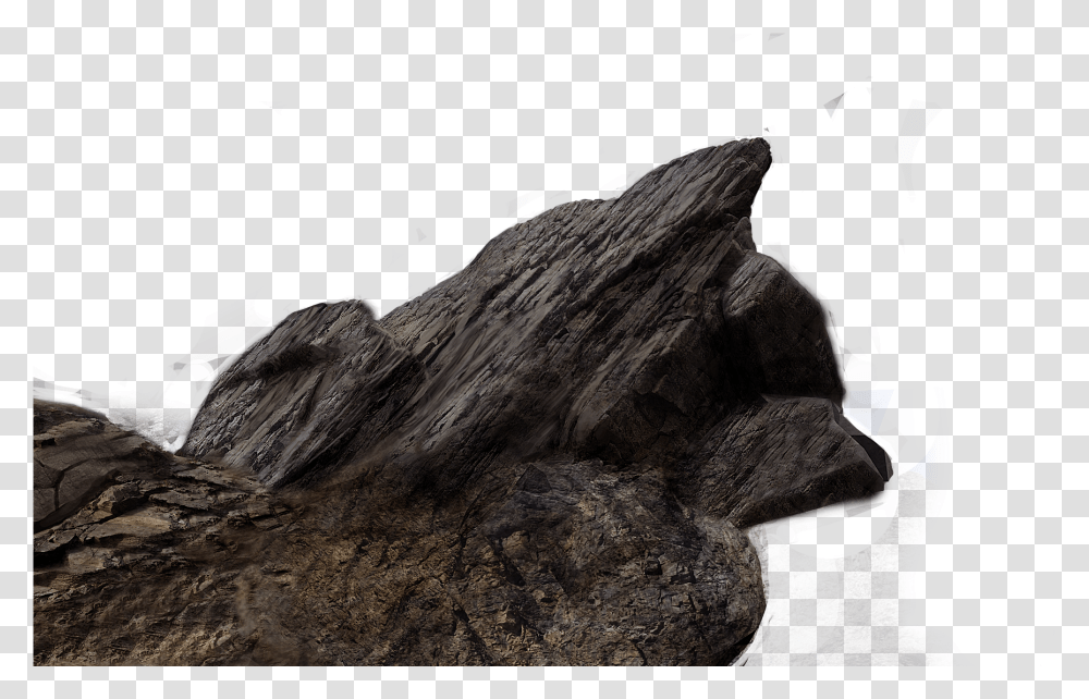 Cliff Clipart Jagged Rock Mountain Hd, Nature, Outdoors, Person, Astronomy Transparent Png