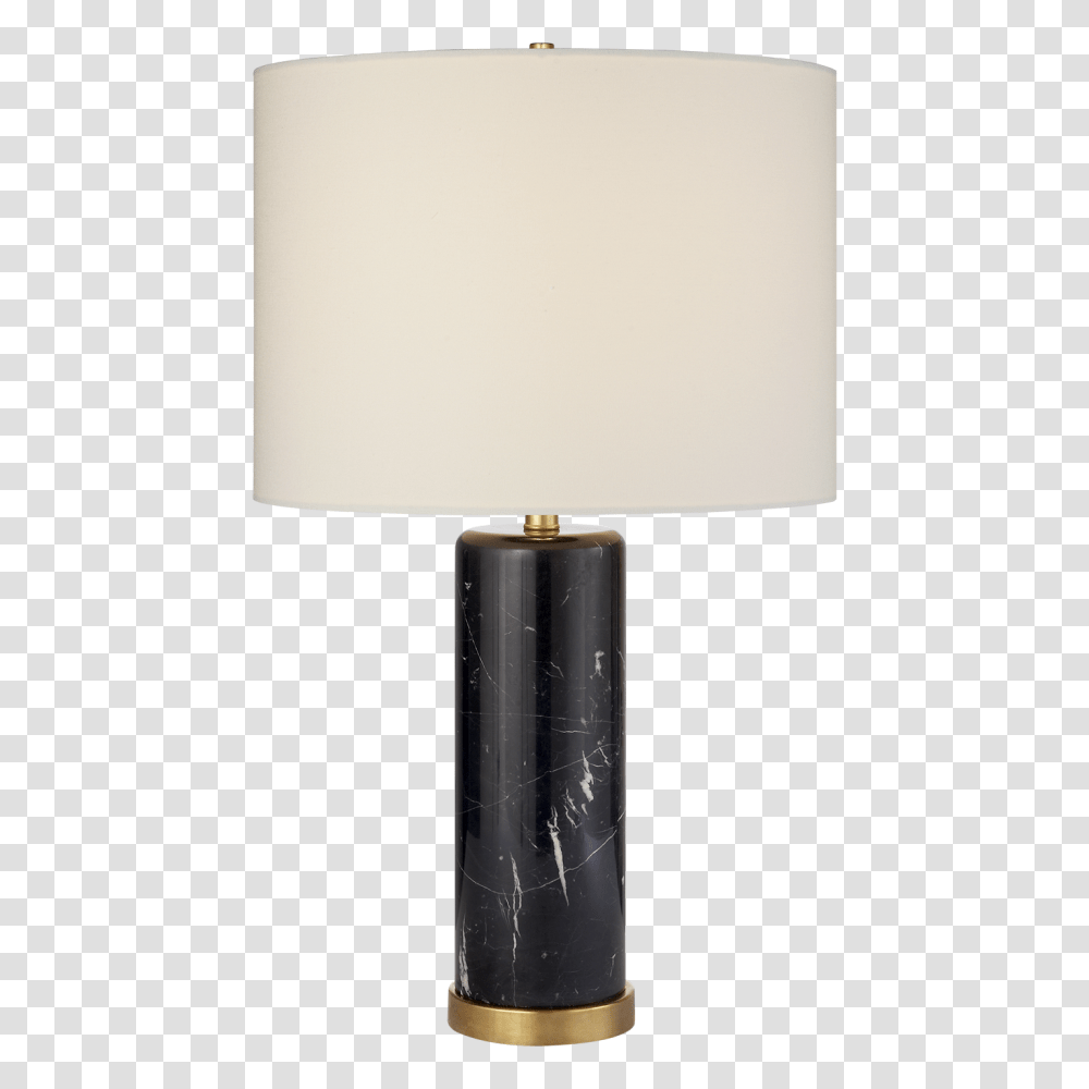 Cliff Table Lamp In Black Marble With Linen Shade, Lampshade, Label Transparent Png