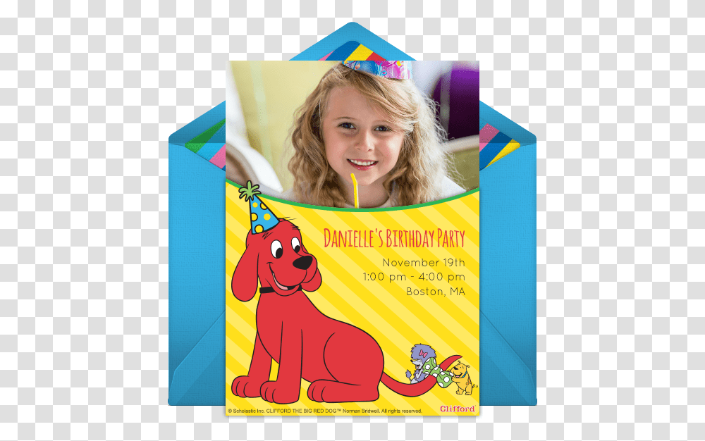 Clifford And Friends Shirt, Person, Human, Poster, Advertisement Transparent Png