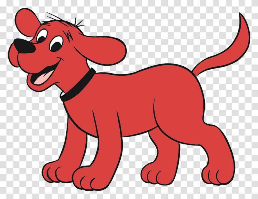 Clifford Cartoon Dog Background Clipart Full Clifford The Big Red Dog, Mammal, Animal, Sheep Transparent Png