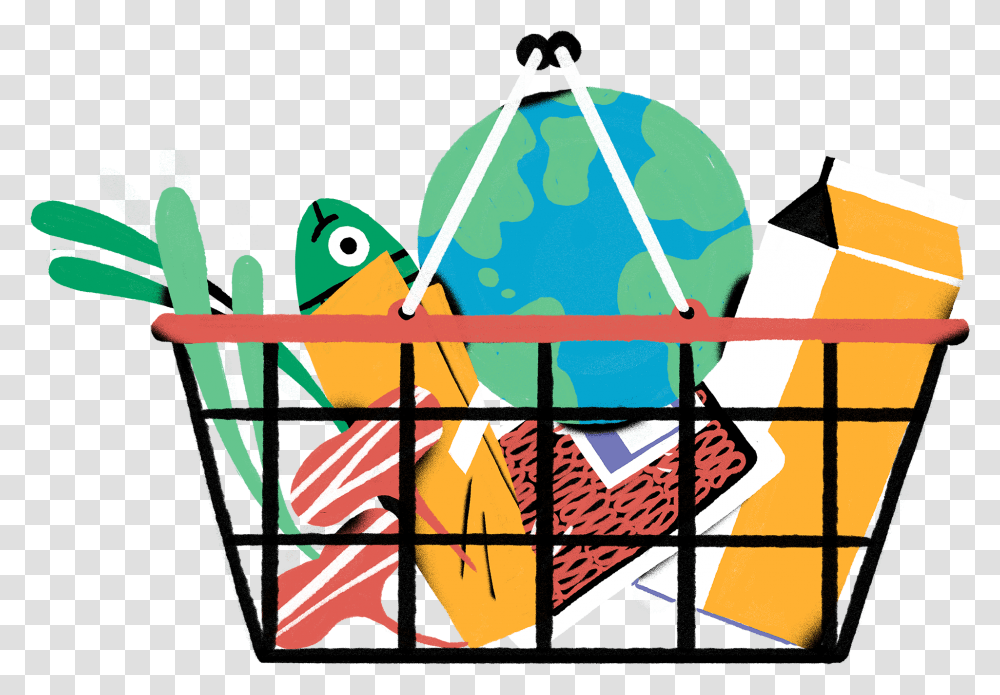 Climate Change Food, Basket, Shopping Basket, Dynamite, Bomb Transparent Png