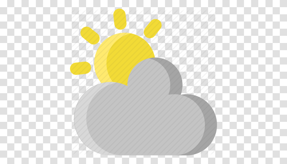 Climate Cloud Cloudy Overcast Sky Sun Weather Icon, Food, Produce Transparent Png