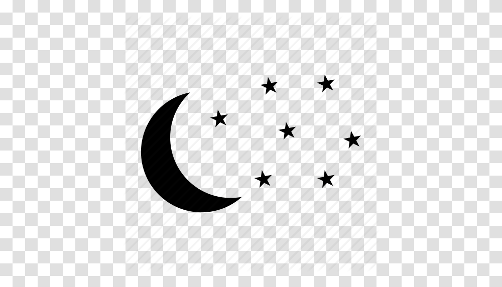 Climate Moon Night Star Stars Weather Icon, Alphabet, Number Transparent Png