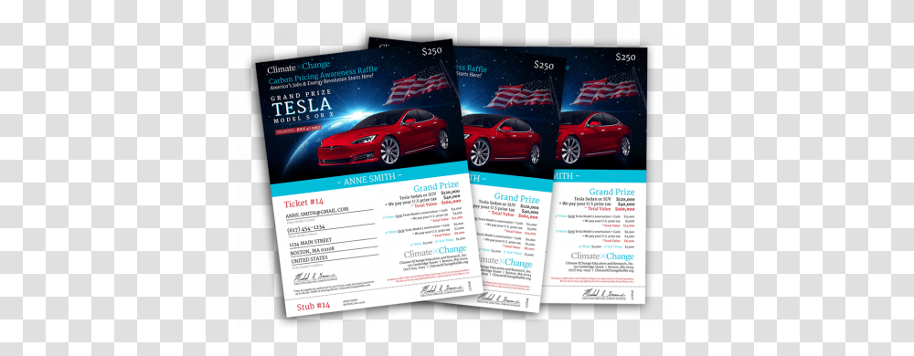Climate Xchange Tesla Raffle Executive Car, Flyer, Poster, Paper, Advertisement Transparent Png
