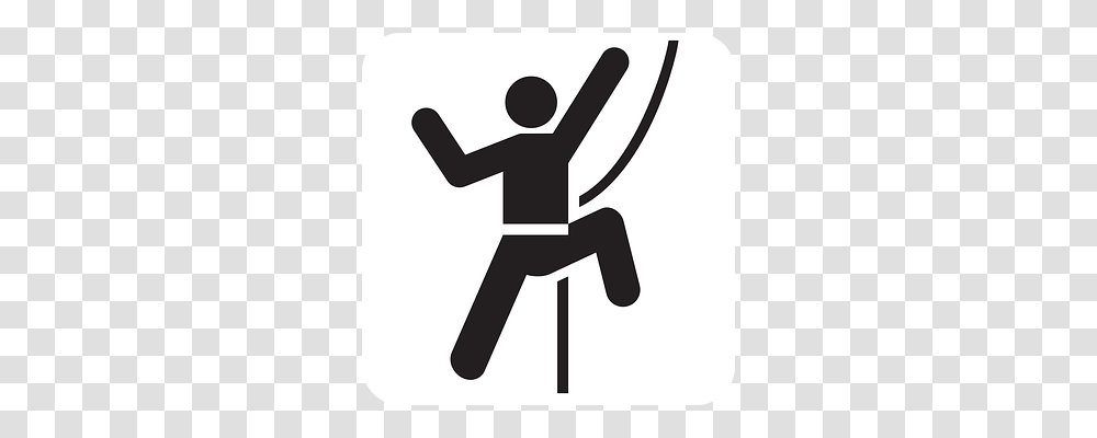 Climber Symbol, Logo, Trademark, Stencil Transparent Png