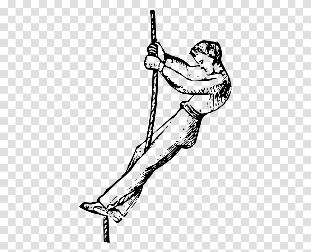 Climbing A Rope Clipart, Gray, World Of Warcraft Transparent Png