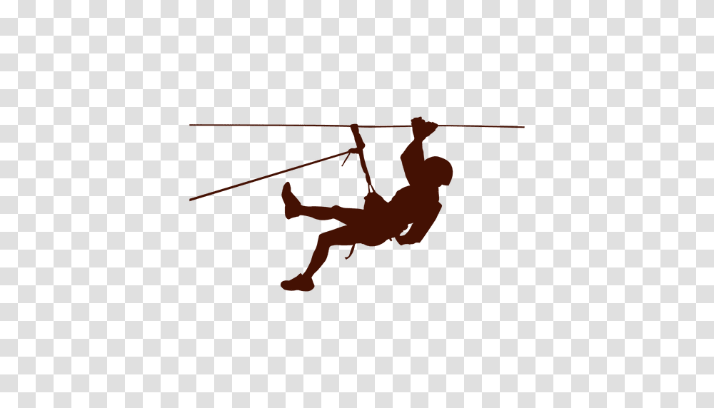 Climbing Hang Wire, Bow, Person, Human, Silhouette Transparent Png