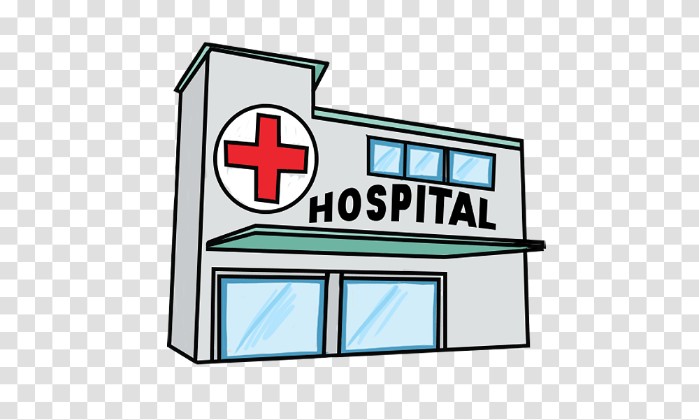 Clinic Building Clipart Explore Pictures, Logo, Trademark, Red Cross Transparent Png