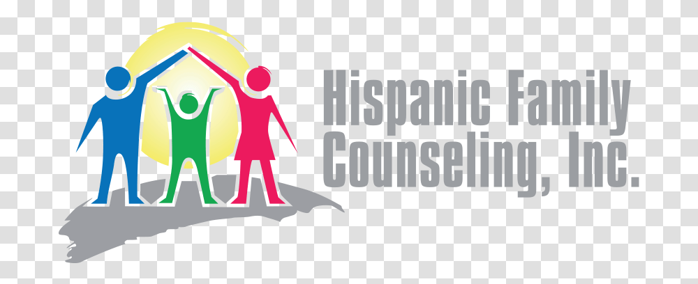 Clinicians - Hispanic Family Counseling Sharing, Pedestrian, Symbol, Text, Logo Transparent Png