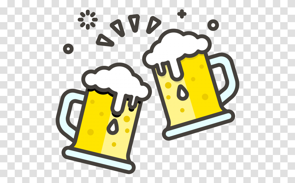 Clinking Beer Mugs Emoji Icon Beer Mug Svg File, Stein, Jug, Glass, Beverage Transparent Png