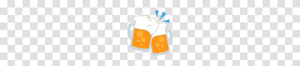 Clinking Beer Mugs Emoji On Emojione, Stein, Jug, Glass, Beer Glass Transparent Png