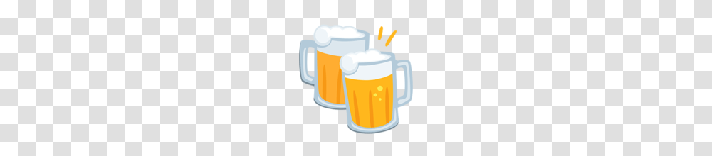 Clinking Beer Mugs Emoji On Messenger, Glass, Beer Glass, Alcohol, Beverage Transparent Png