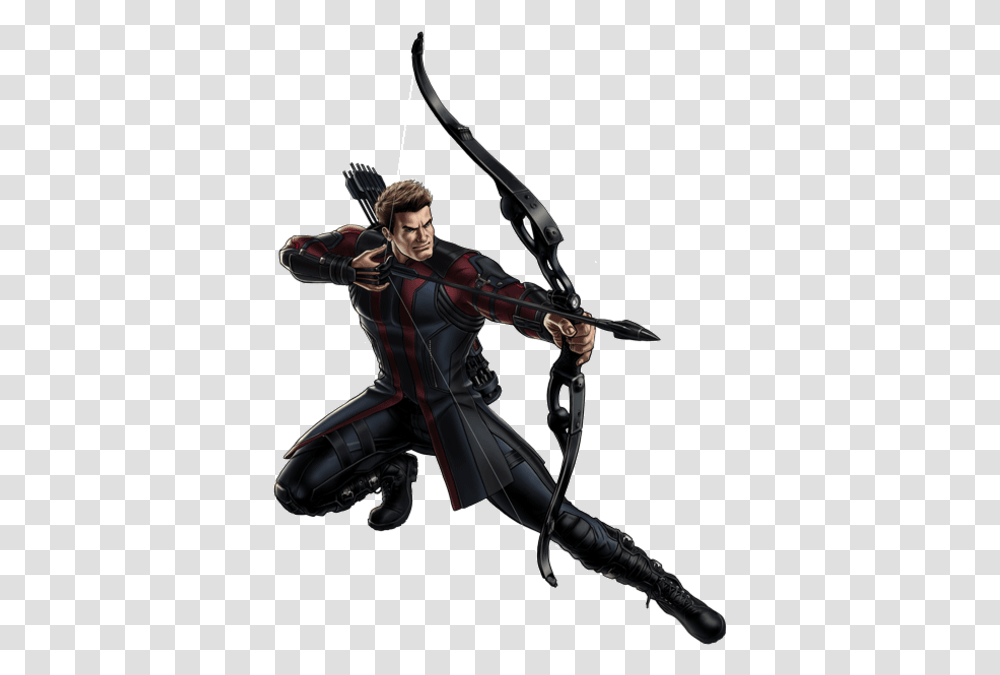 Clint As Ronin Hawkeye Marvel Avengers Alliance, Person, Human, Bow, Archery Transparent Png