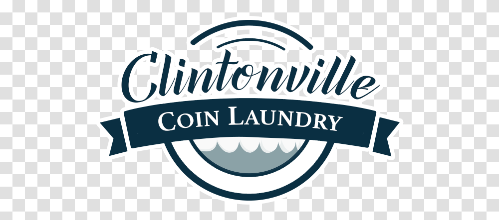 Clintonville Coin Laundry Laundry Shop Logo, Text, Label, Symbol, Graphics Transparent Png