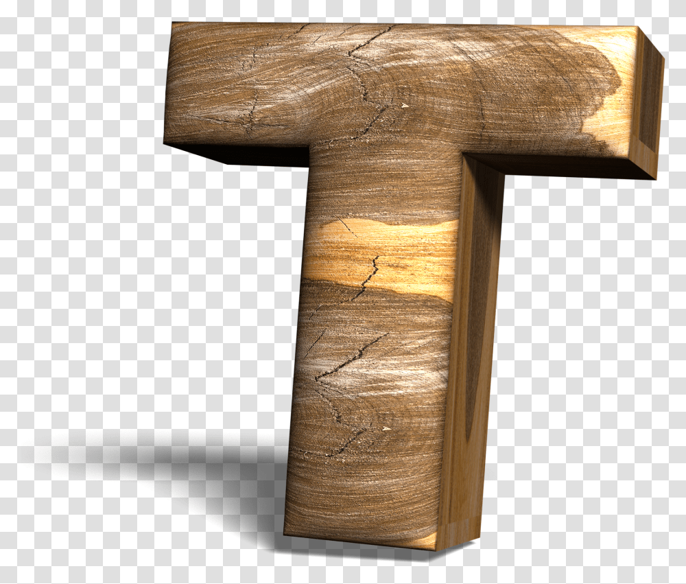 Clip Art 3d Wooden Letters Wood 3d Alphabet Letters, Cross, Crucifix Transparent Png
