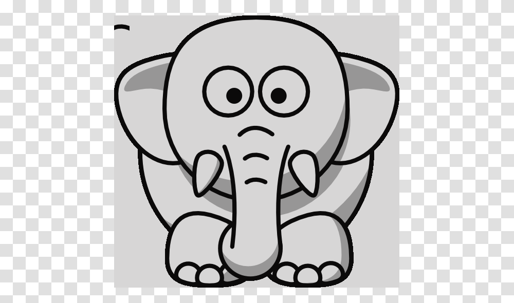 Clip Art Alliance For Networking Visual Culture Black And White, Elephant, Wildlife, Mammal, Animal Transparent Png