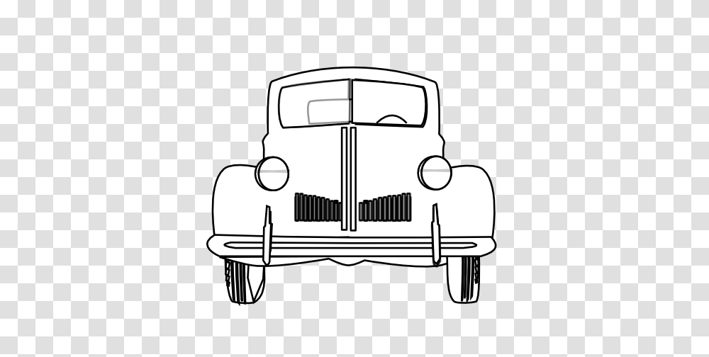 Clip Art Alloy Classic Car Black White, Vehicle, Transportation, Pickup Truck, Bumper Transparent Png