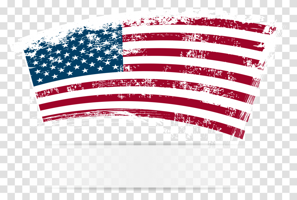 Clip Art American Flag Vector Image American Flag Vector Transparent Png
