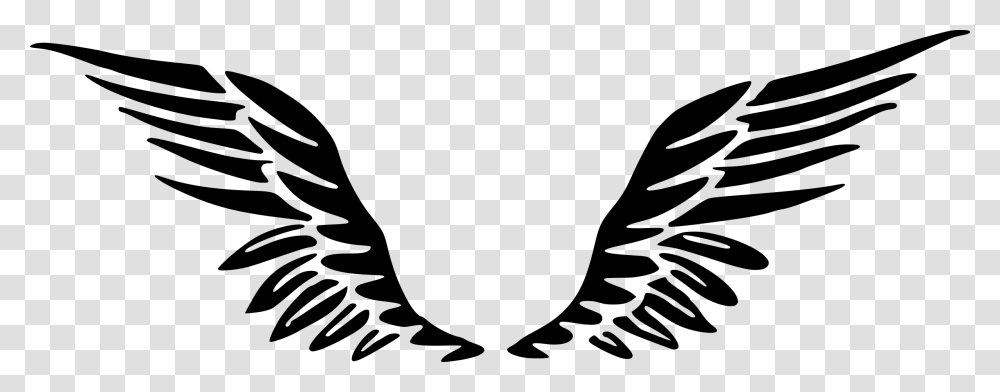 Clip Art Angel Wings, Gray, World Of Warcraft Transparent Png