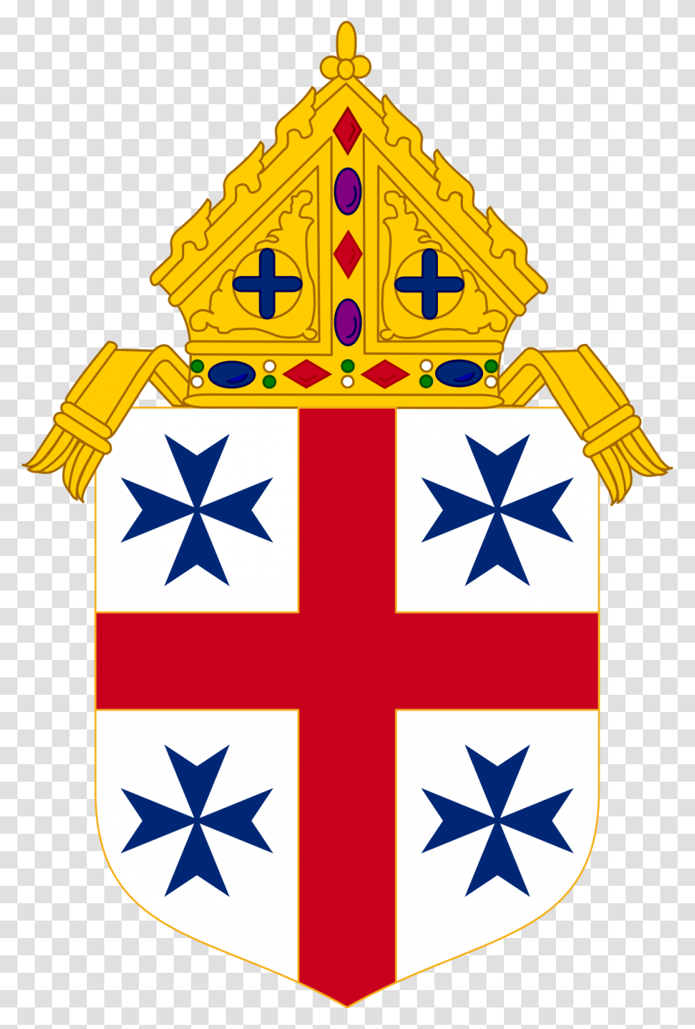 Clip Art Anglican Catholic Of Canada Roman Catholic Coat Of Arms, First Aid, Star Symbol, Emblem Transparent Png