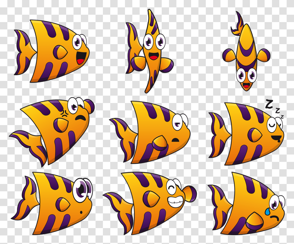 Clip Art, Animal, Sea Life, Fish Transparent Png