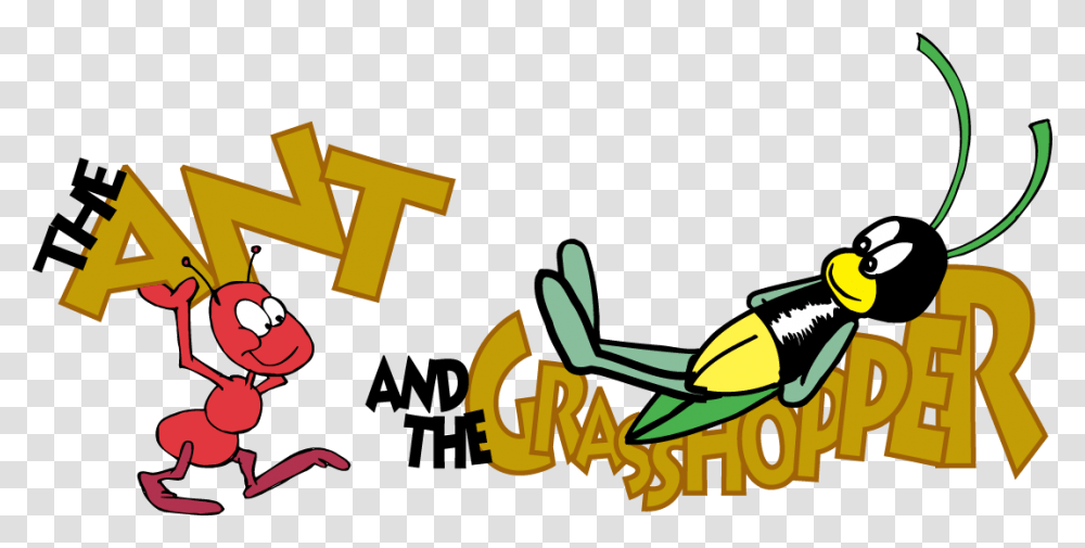Clip Art Ant And Grasshopper Clip Art, Pac Man Transparent Png