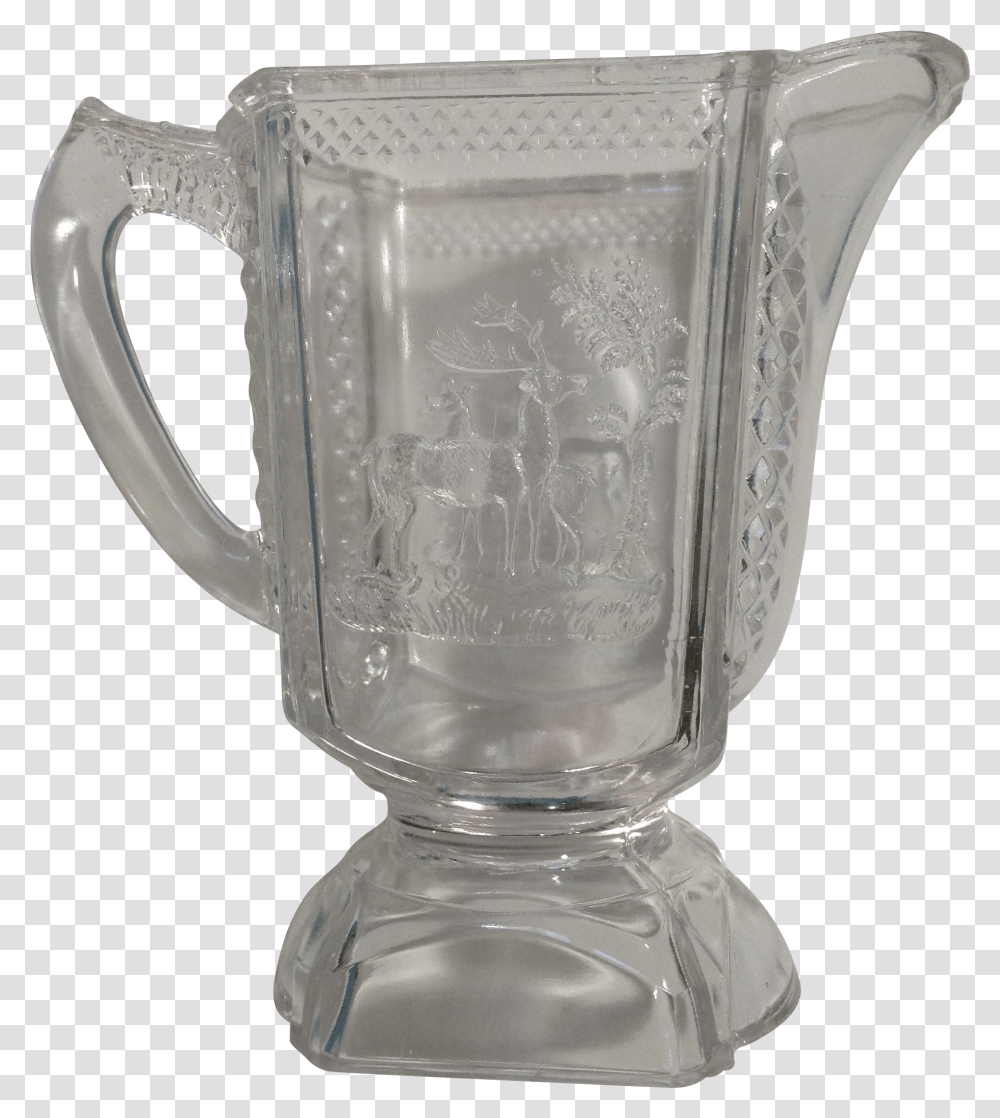 Clip Art Antique Milk Pitcher Pressed Glass, Jug, Stein, Mixer, Appliance Transparent Png