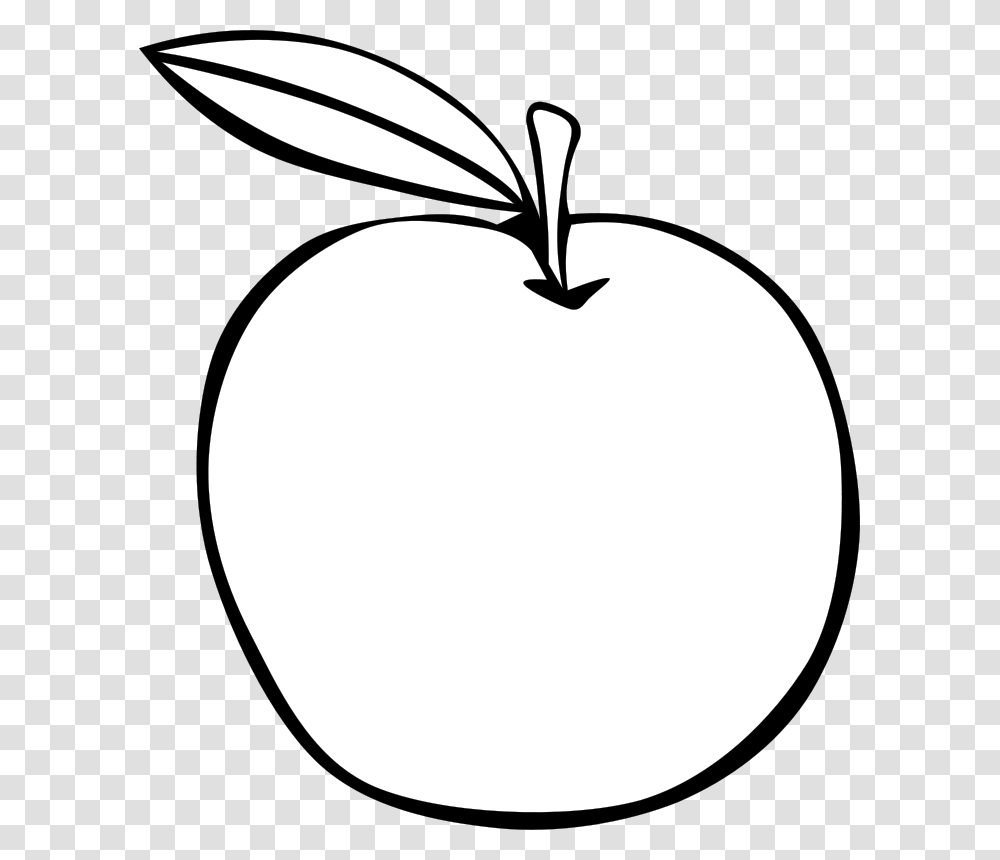 Clip Art Apple Fruit Drawing Mango Clipart Black And White, Plant, Food, Moon, Outer Space Transparent Png