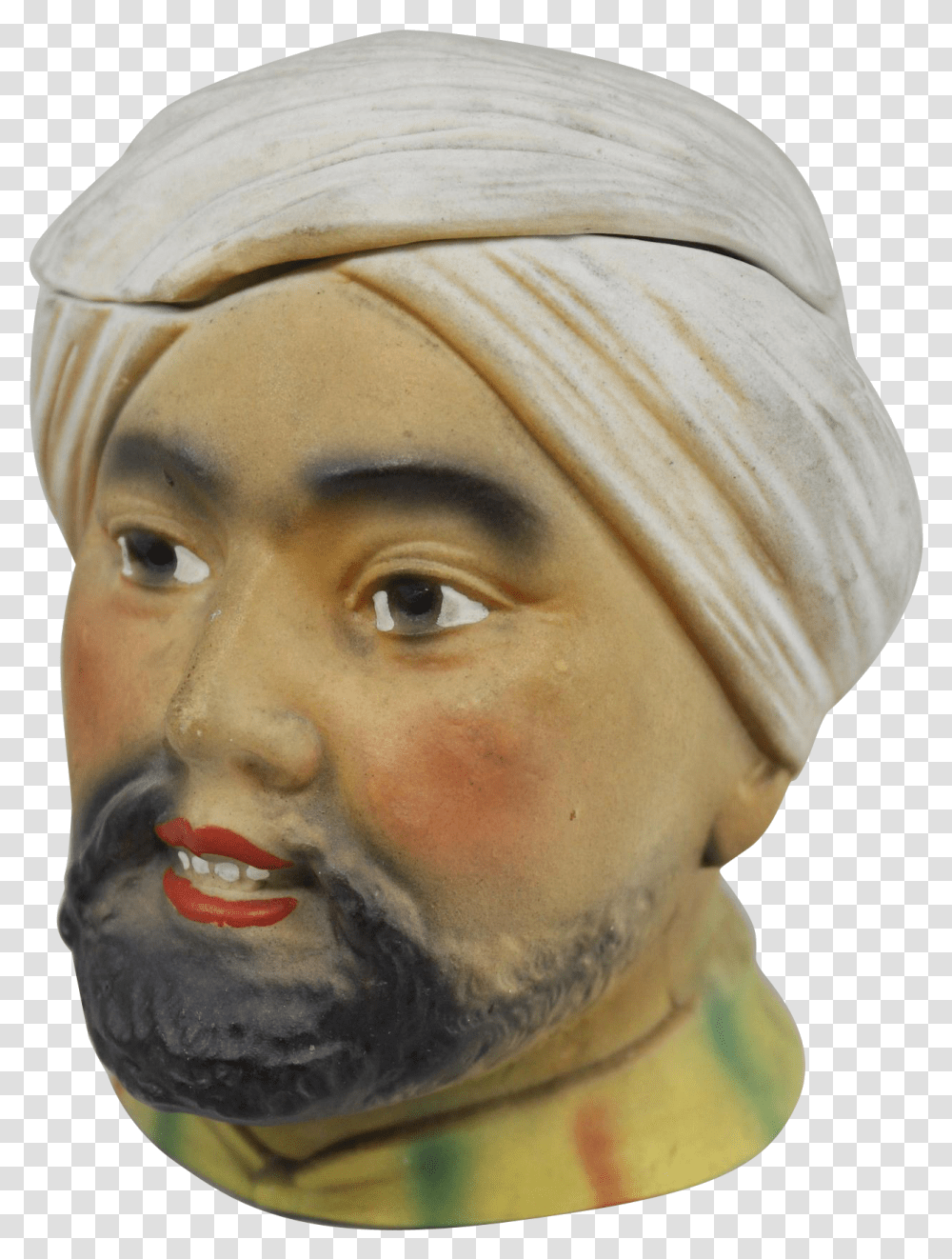 Clip Art Arab Man With Polychrome Turban, Apparel, Head, Headband Transparent Png