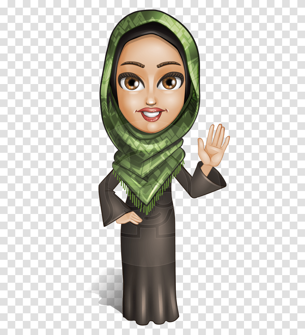Clip Art Arab Woman Headdress Arab Woman Character, Apparel, Toy, Headband Transparent Png