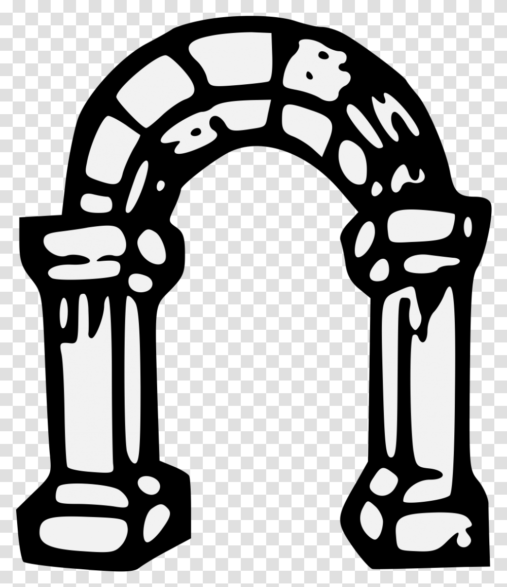 Clip Art, Architecture, Building, Stencil, Arched Transparent Png