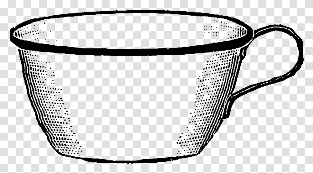 Clip Art Are Of Antique Coffee Mugs, Outdoors, Nature, Astronomy, Outer Space Transparent Png
