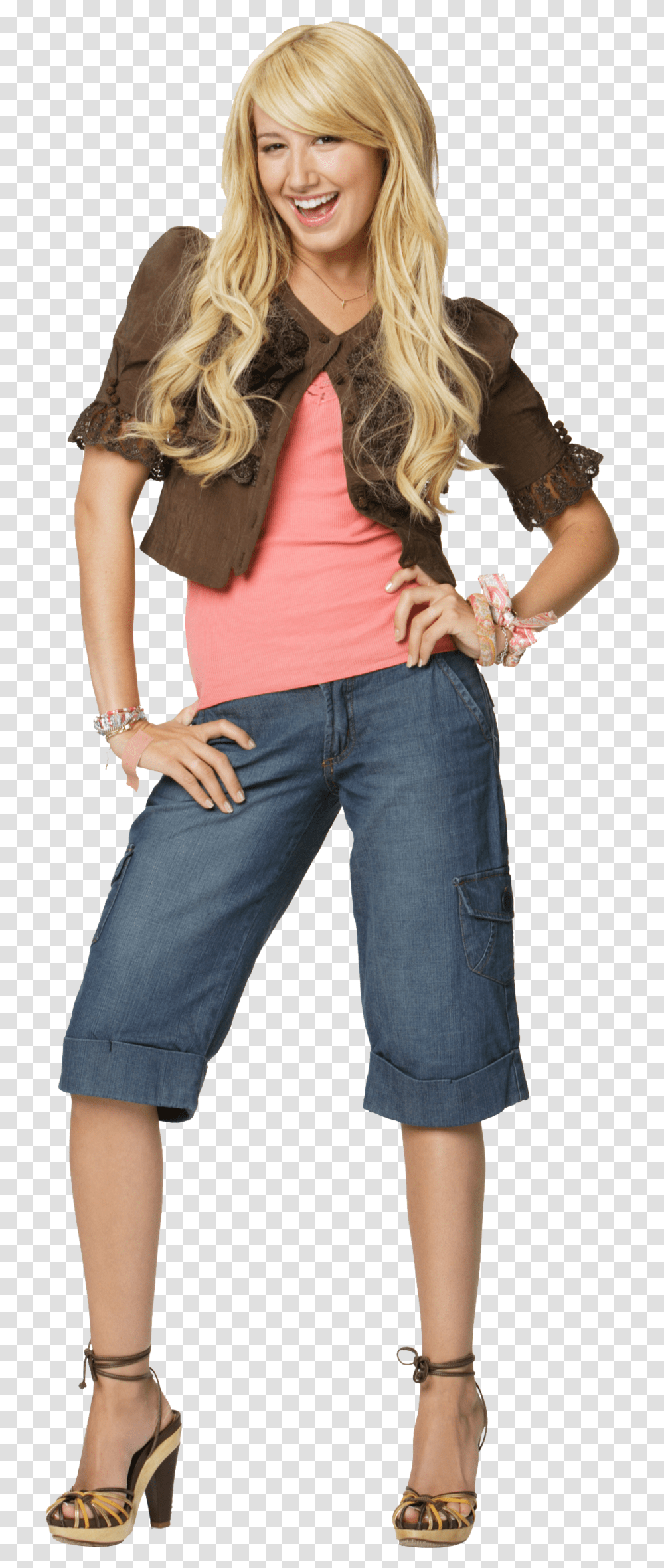 Clip Art Ashley Tisdale Suite Life Of Zack And Cody Zack Y Cody Maddie, Pants, Person, Jeans Transparent Png