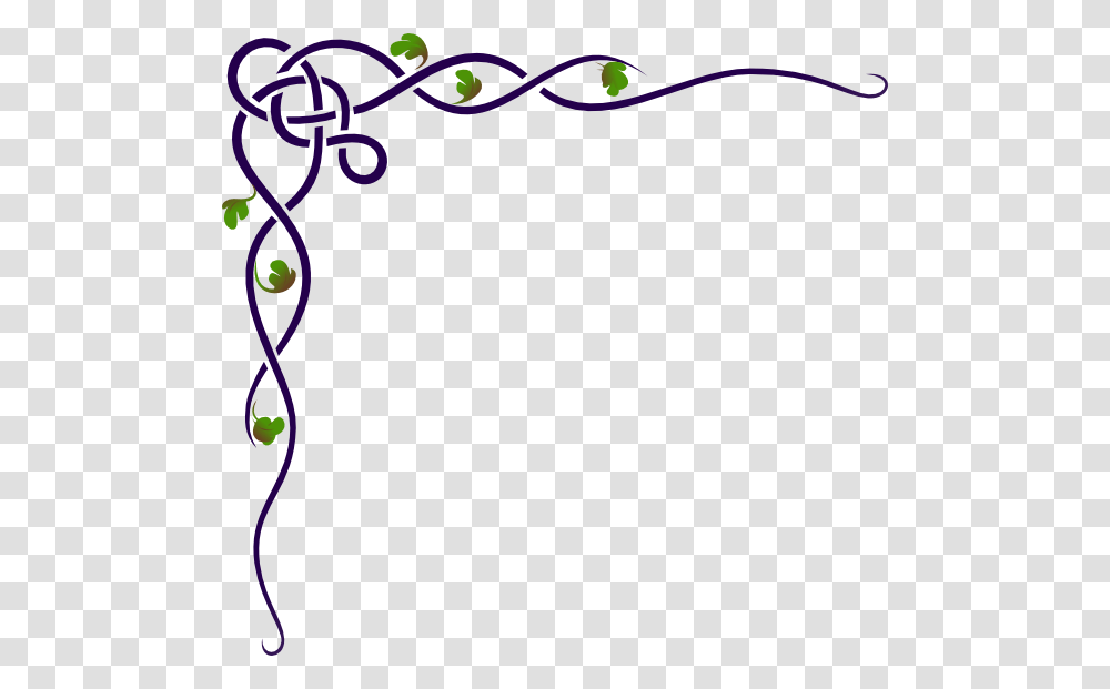 Clip Art At Clker Com Vector Online Purple Border Clipart, Bow, Floral Design, Pattern Transparent Png