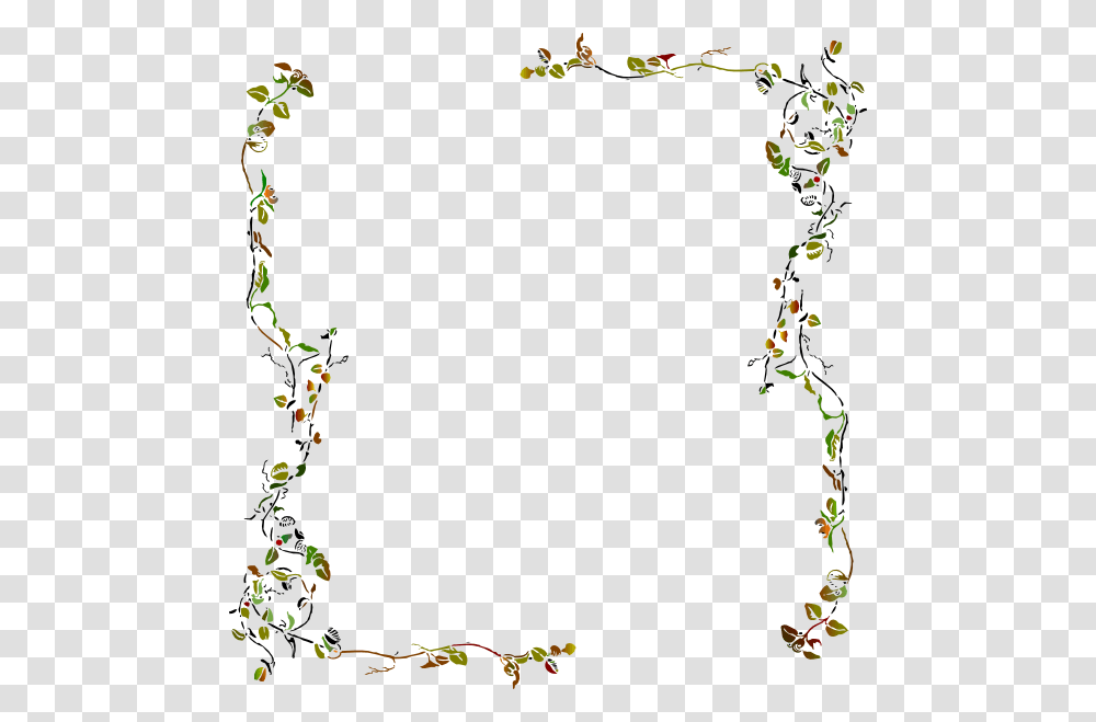 Clip Art At Clker Tree Branch Border Clip Art, Floral Design, Pattern, Plant Transparent Png