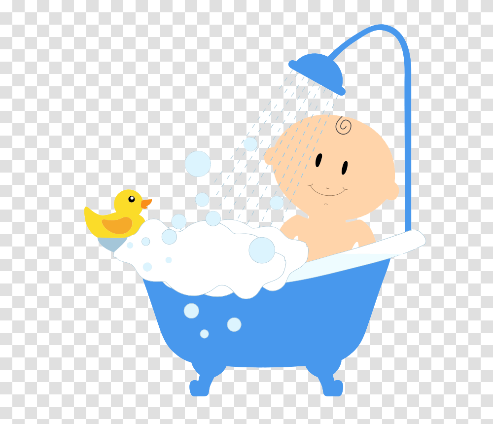 Clip Art Baby Boy, Tub, Bathtub, Bird, Animal Transparent Png