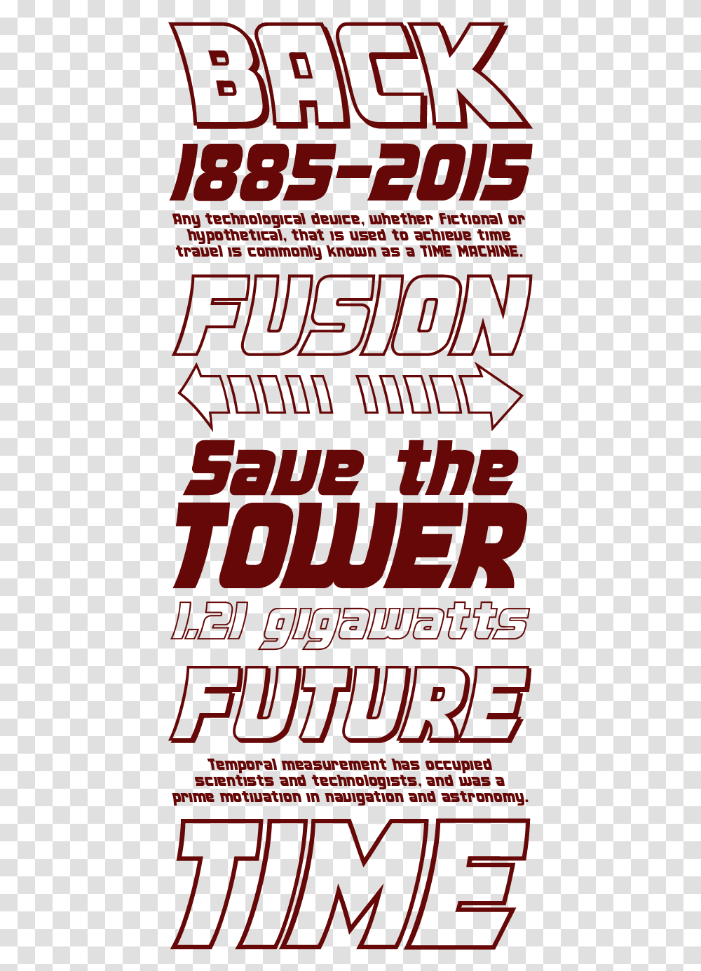 Clip Art Back To The Font Back To The Future Font Type, Alphabet, Advertisement, Poster Transparent Png