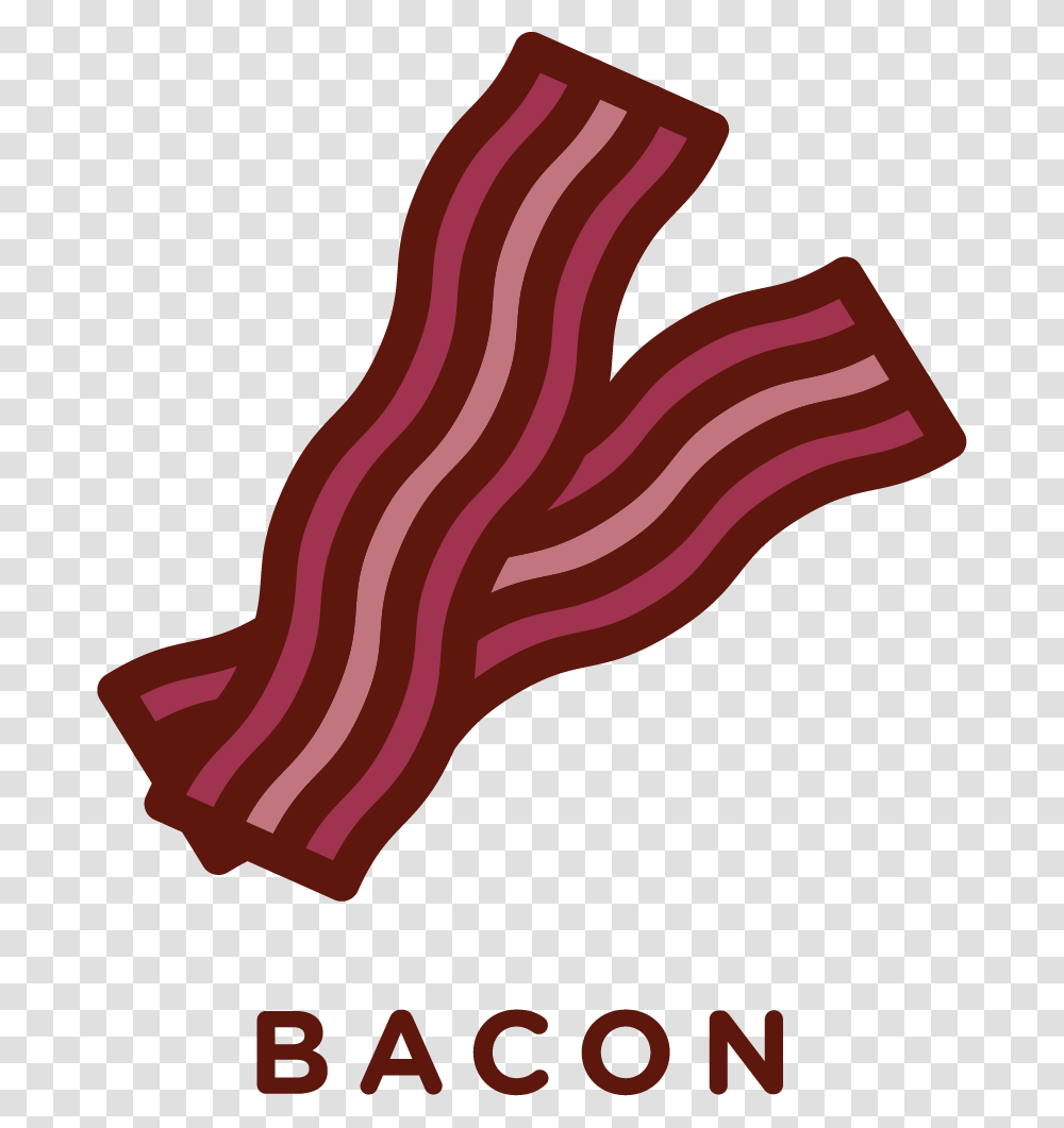 Clip Art Bacon Graphics Bacon, Ketchup, Food, Pork, Purple Transparent Png