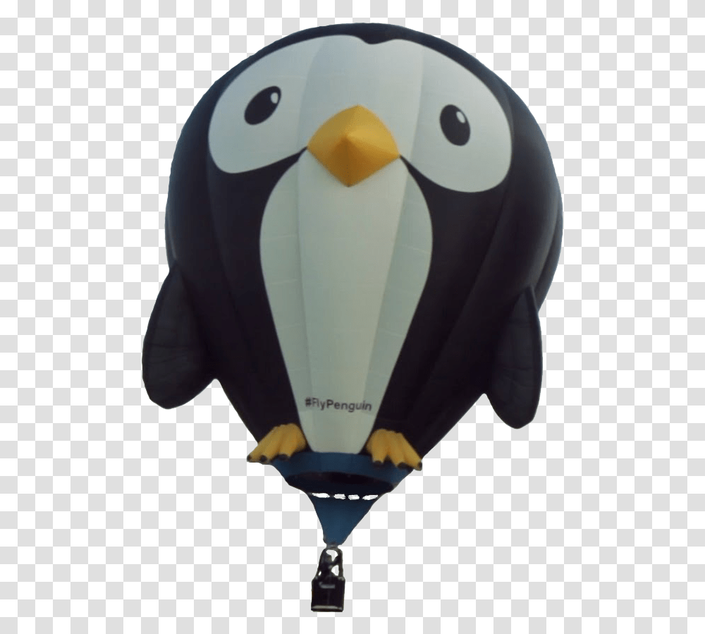 Clip Art Balloonfestival Com Penguins Penguin Hot Air Balloon, Aircraft, Vehicle, Transportation, Person Transparent Png