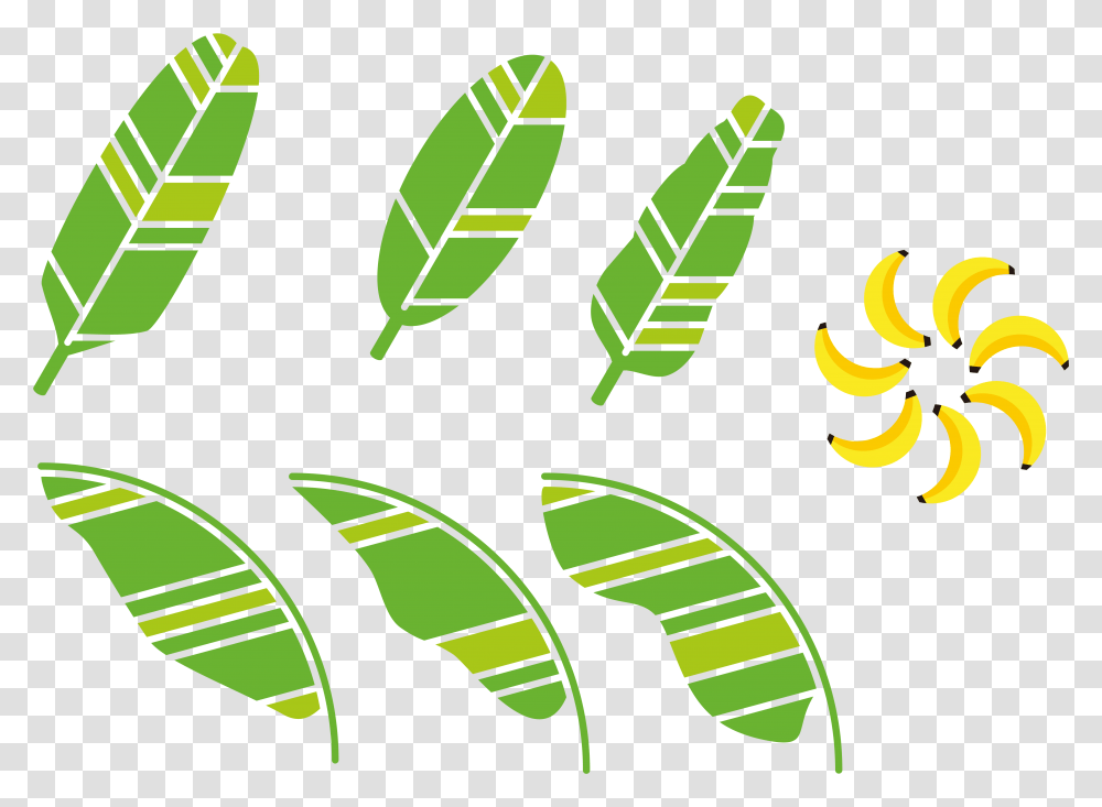 Clip Art Banana Leaves Clip Art Banana Leaf Image Vector, Plant, Green, Vegetation, Fern Transparent Png