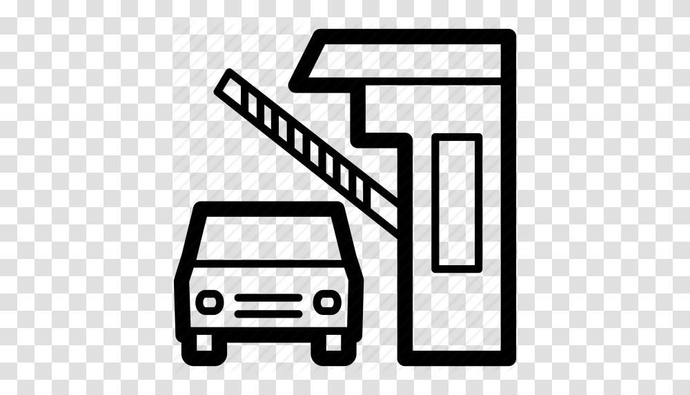 Clip Art Barrier Booth Parking Road Route Toll Icon, Hurdle, Stand, Shop, Brick Transparent Png