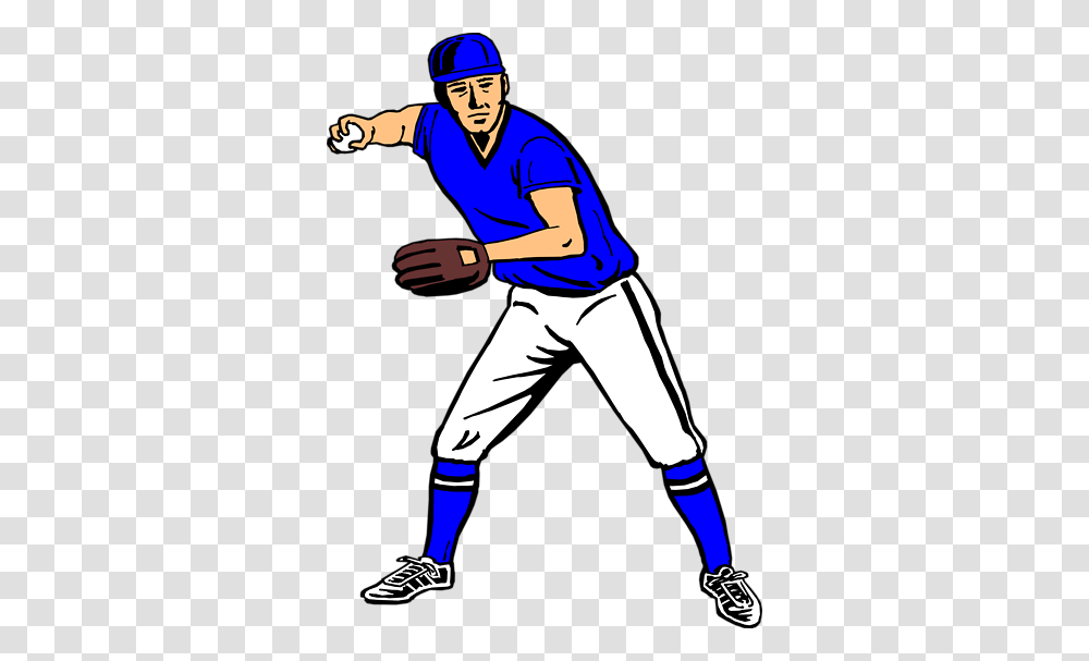 Clip Art Baseball Player, Person, Human, People, Athlete Transparent Png