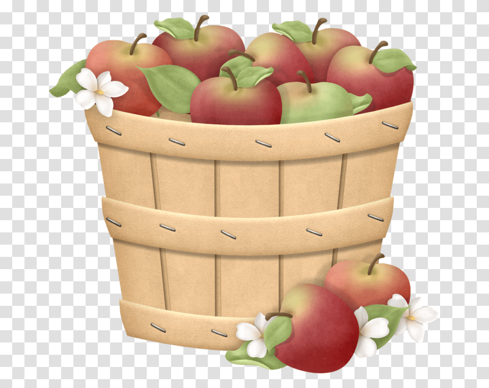 Clip Art Basket For Apples, Plant, Fruit, Food, Birthday Cake Transparent Png