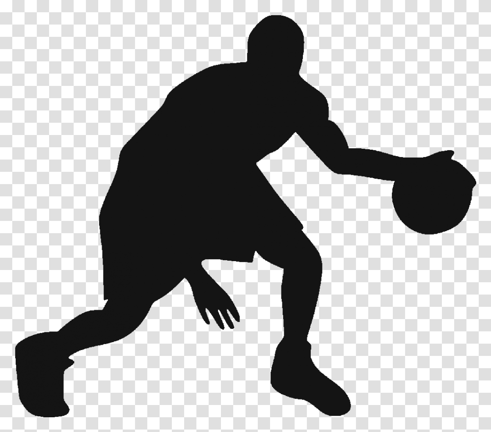 Clip Art Basketball Player Vector Graphics Silhouette Basketball Silhouette Clipart, Person, Human, Stencil Transparent Png