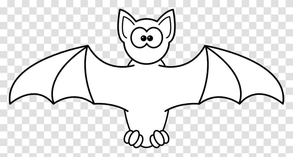 Clip Art Bat Black White Art Zeke Halloween, Stencil, Drawing, Animal Transparent Png