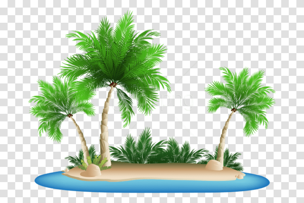 Clip Art Beach Background Cartoon Beach Palm Trees, Plant, Leaf, Root, Food Transparent Png