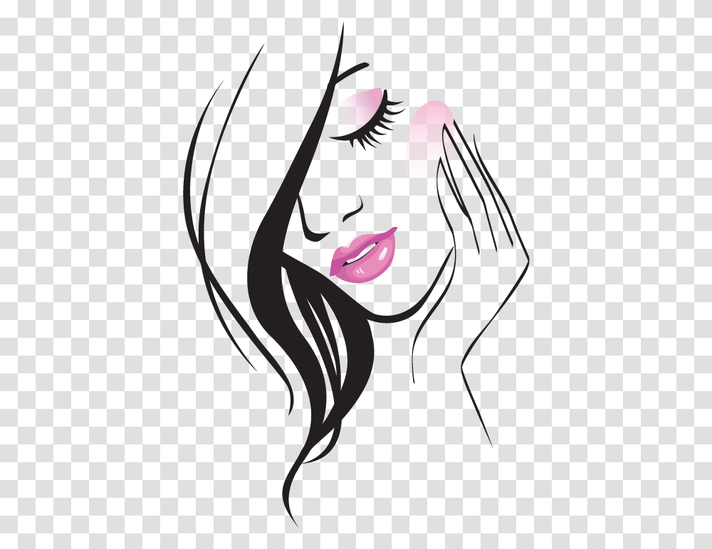 Clip Art Beauty Parlour Face Beauty Salon Logo, Mouth, Head, Mammal, Animal Transparent Png