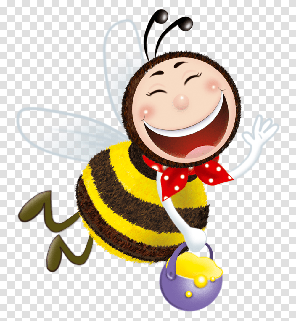 Clip Art Bee Bee Clipart And Bee Theme, Toy, Rattle, Animal, Invertebrate Transparent Png